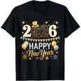 thumbnail image 1 of Happy New Year 2026 Family Matching New Year Fireworks 2026 T-Shirt Shirts, 1 of 4