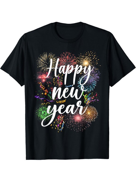 Happy New Year 2026 Firework Family Matching Men Women T-Shirt tee