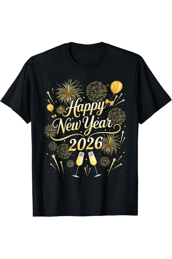 Happy New Year 2026 Funny New Years Eve Party Men Women T-Shirt TShirt