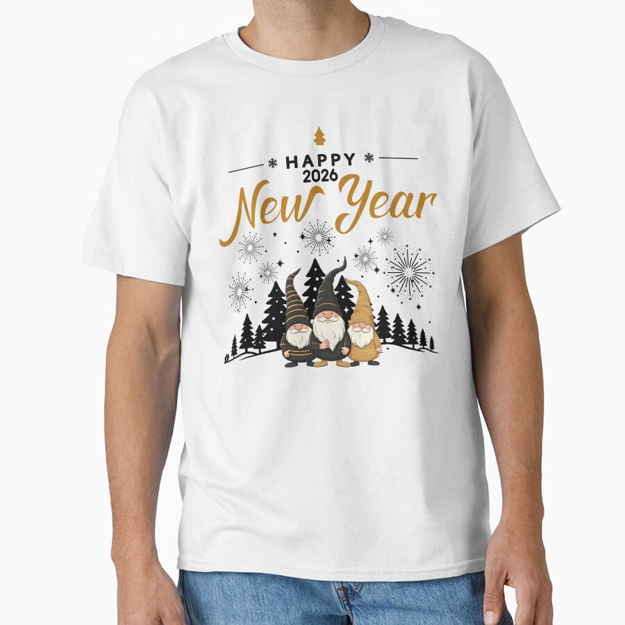 Happy New Year 2026 Gnomes Cozy Winter Holiday Unisex T Shirt Up To Happy New Year 2026 Gnomes Cozy Winter Holiday Unisex T Shirt Up To Size 5XL E9157b2d Eb63 45f8 8bfd 