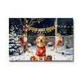 thumbnail image 1 of Happy New Year 2026 Golden Retriever Holiday Balloons Party Snow Horizontal Matte Canvas Poster Goldens Dog Lover Gifts Idea Wall Art Home Decor - 13018, 1 of 5