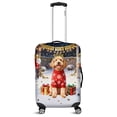 thumbnail image 1 of Happy New Year 2026 Goldendoodle Holiday Balloons Party Snow Travel Luggage Cover Doodle Dog Lover Gifts Idea Suitcase Dust Protective Decor - 13018, 1 of 5