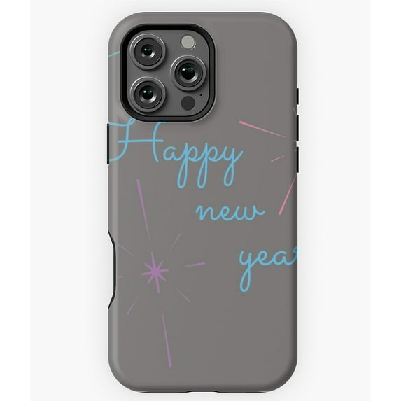 Happy New Year 2026 Holiday Phone Case for iPhone 16 15 14 13 12 11 Pro Max Collector Phone