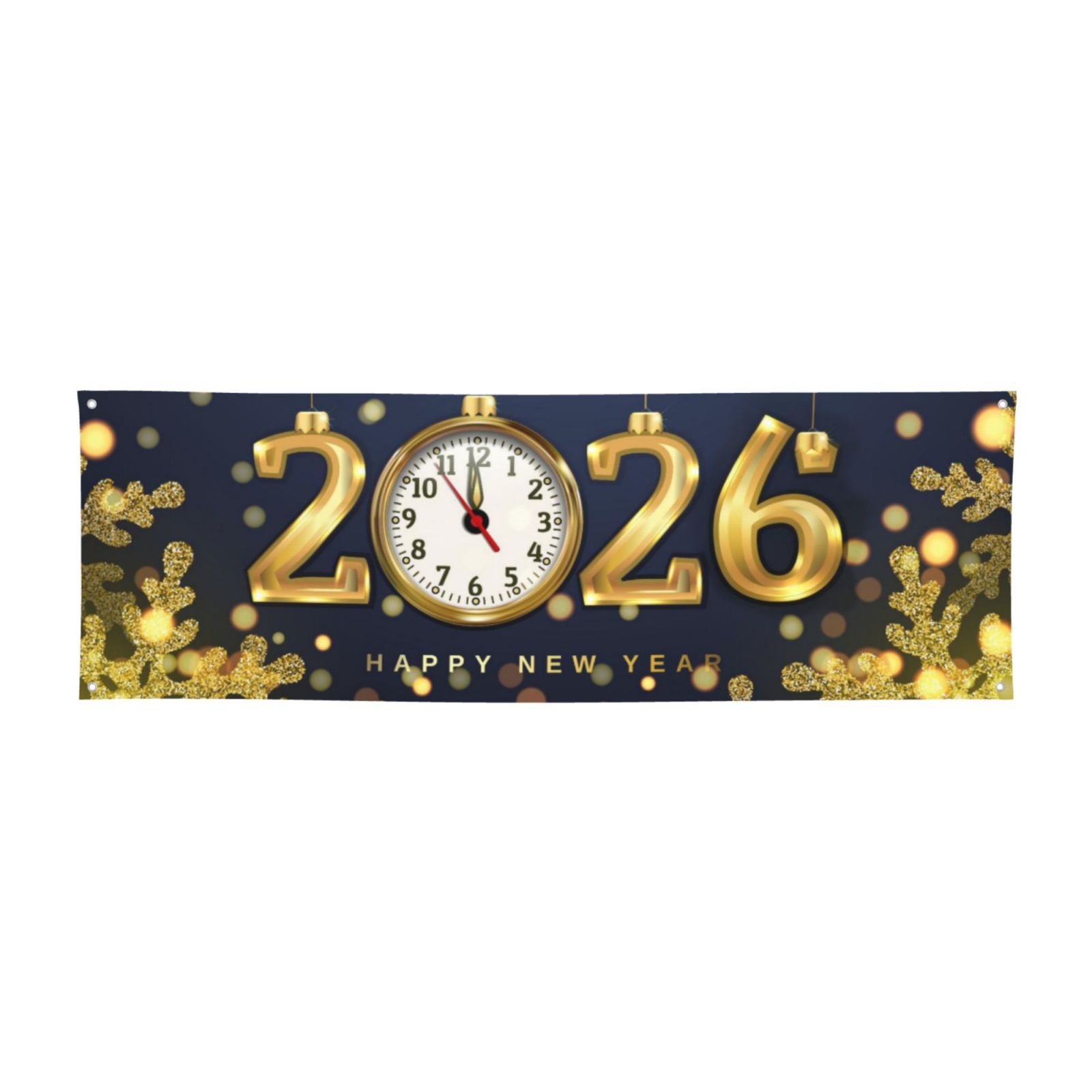Happy New Year 2026 Large Banner Party Decorations Sign Banner Party ...