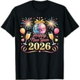 thumbnail image 1 of Happy New Year 2026 New Years Eve Party Countdown Fireworks T-Shirt Shirts, 1 of 3