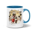 thumbnail image 1 of Happy New Year 2026 Schnauzer Santa Gnome Holiday Party Snow 11oz Accent Two-tone Mug Miniature Schnauzer Dog Lover Coffee Tea Cup - 13019, 1 of 5