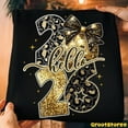 thumbnail image 1 of Happy New Year 2026 Shirt, Trendy New Years Eve Shirt, Black And Gold Sequins Glitter Style Shirt, Faux Leo.Pard New Year Shirt, Hello 2026 Shirt BLACK Unisex S-5XL Hot Trending Shirt, 1 of 4