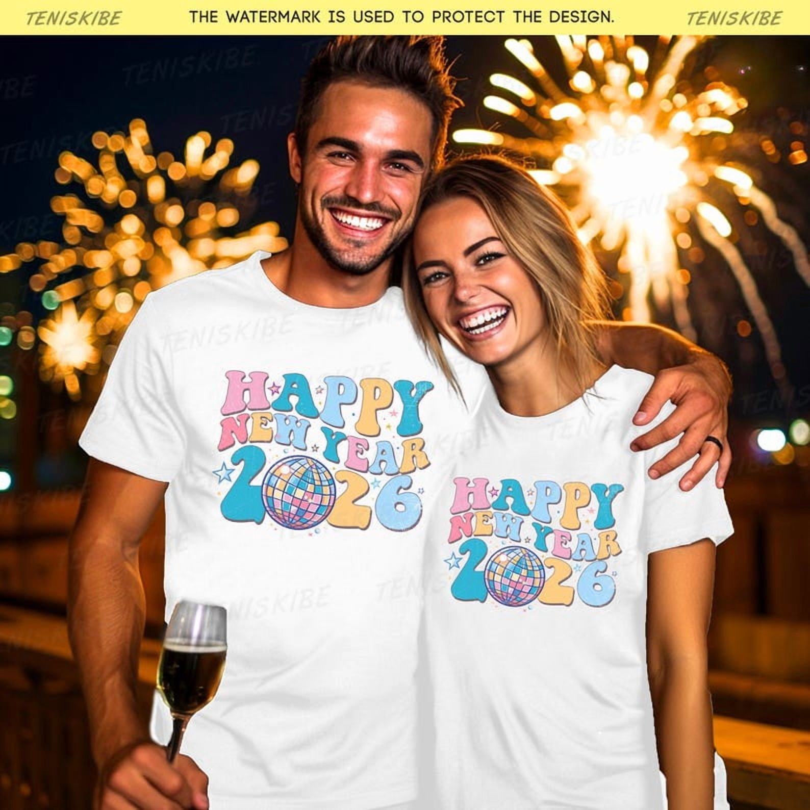 Happy New Year 2026 Shirts, 2026 New Year'S Crew Shirt, New Year'S