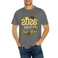 thumbnail image 1 of Happy New Year 2026 T-Shirt Tee，New Year Party 2026 Family Matching Men Women T-Shirt Tee, OdeJous Dark Grey Small, 1 of 5