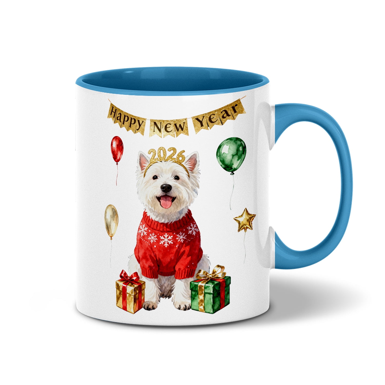 Calendrier Mural 2026 West Highland Terrier (Westie) - Format A3, 12 Photos, Reliure Spirale, Départ Semaine Lundi - 6