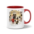 thumbnail image 1 of Happy New Year 2026 Whippet Santa Gnome Holiday Party Snow 11oz Accent Two-tone Mug Dog Lover Coffee Tea Cup - 13019, 1 of 5