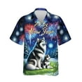 thumbnail image 1 of Happy New Year Alaskan Malamute Family Cheer Winter Midnight Firework Hawaiian Shirt Breathable Summer Unisex Merch Alaska Mal Dog Lovers Gifts - 02025, 1 of 6