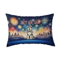 thumbnail image 1 of Happy New Year with Alaskan Malamute Fireworks Holiday Xmas Winter 2025 Quilt Pillowcase Alaska Mal Dog Lovers Gifts Throw Pillow Cover Bed Home Decor - 00025, 1 of 5