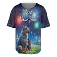 thumbnail image 1 of Happy New Year Australian Cattle Dog Family Cheer Winter Midnight Firework All Over Print 3D Baseball Shirt Heeler Lover Gifts Softball Sport - 02025, 1 of 6