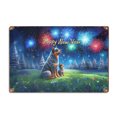 thumbnail image 1 of Happy New Year Australian Cattle Dog Family Cheer Winter Midnight Firework Horizontal Metal Aluminum Sign Heeler Lover Gifts Wall Art Home Decor - 02025, 1 of 5