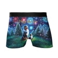 thumbnail image 1 of Happy New Year Australian Shepherd Family Cheer Winter Midnight Firework All Over Print Boxer Briefs Underwear for Men Dad Aussie Dog Lover Gifts - 02025, 1 of 6