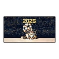 thumbnail image 1 of Happy New Year Australian Shepherd Welcome 2025 Balloon Firework Party Desk Mat Full Keyboard Mouse Pad Aussie Dog Lover Gifts Large Mousepad - 01014, 1 of 5