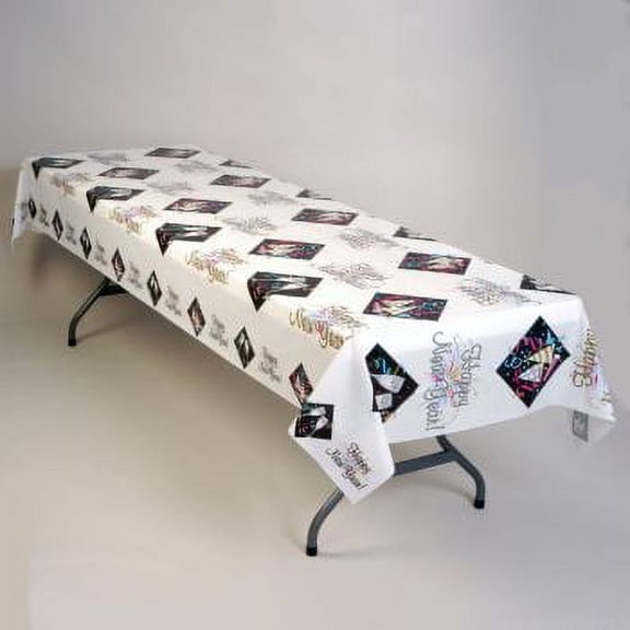 Happy New Year Banquet Table Cover 100' Roll