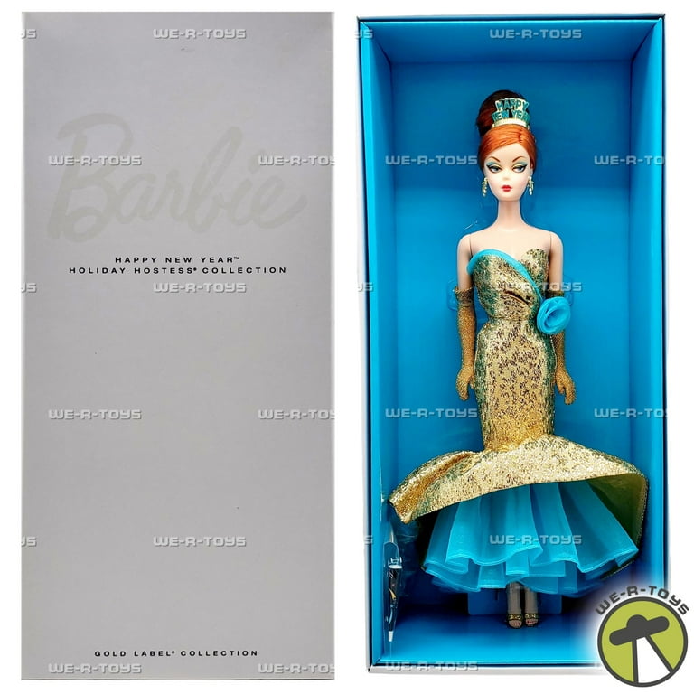 Happy New Year Barbie Doll Holiday Hostess Collection 2013