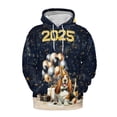 thumbnail image 1 of Happy New Year Basset Hound Welcome 2025 Balloon Firework Party All Over Print 3D Hoodie Unisex Merch Hoodies Bassets Dog Breed Lovers Gifts Idea - 01014, 1 of 6