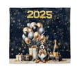 thumbnail image 1 of Happy New Year Bernese Mountain Dog Welcome 2025 Balloon Firework Party Tapestry Berner Lover Gifts Wall Hanging Backdrop Home Decor - 01014, 1 of 5