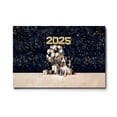 thumbnail image 1 of Happy New Year Bull Terrier Welcome 2025 Balloon Firework Party Horizontal Matte Canvas Poster Bully Dog Lovers Gifts Idea Wall Art Home Decor - 01014, 1 of 5