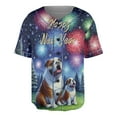 thumbnail image 1 of Happy New Year Bulldog Family Cheer Winter Midnight Firework All Over Print 3D Baseball Shirt Dog Lover Gifts Idea Softball Sport - 02025, 1 of 6