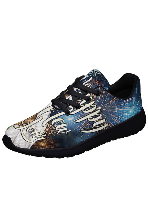 Happy New Year California Shoes Sneakers Black Size 8