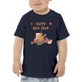 thumbnail image 1 of Happy New Year Cat W Presents  T-Shirt Toddler -Image by Shutterstock,  3 Toddler, 1 of 4