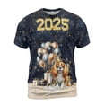 thumbnail image 1 of Happy New Year Cavalier King Charles Spaniel Welcome 2025 Balloon Firework Party All Over Print 3D Shirt Unisex Merch Dog Lover Gifts - 01014, 1 of 6