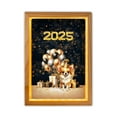 thumbnail image 1 of Happy New Year Chihuahua Welcome 2025 Balloon Firework Party Acrylic Plaque with Wood Photo Frame Box Dog Lover Gifts Idea Light Box - 01014, 1 of 5
