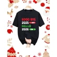 thumbnail image 1 of MAWOTEA Happy New Year & Christmas Family T-Shirt for Kids,100% Cotton Made Comfy Fabric,New Year's T-shirt, 1 of 5