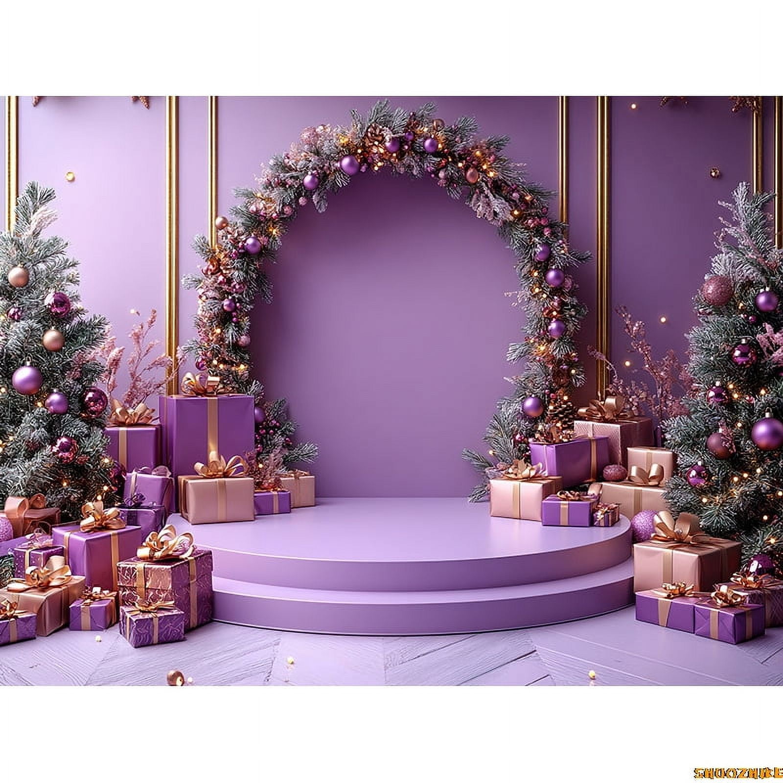 Happy New Year Christmas day Stage Photography Backdrops Props Family ...
