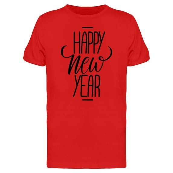 Happy New Year Cool Doodle T-Shirt Men -Image by Shutterstock, Male 3X-Large