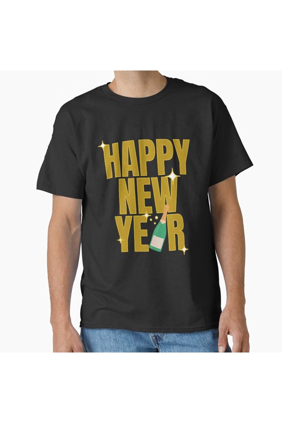 Happy New Year Countdown Shirt Design Holiday Funny Gift Top Unisex T-Shirt , up to Size 5XL