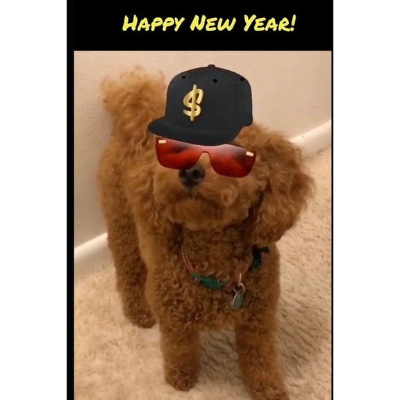 Funny College-Ruled Journal/To Write about Your Coworkers/ 6x9 Inch Notebook: Happy New Year!: Coworker New Year gift (Paperback)