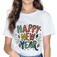 thumbnail image 1 of Happy New Year Day Eve Party Fireworks Confetti Costume T-Shirt, 1 of 4