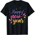 thumbnail image 1 of Happy New Year Day Eve Party Fireworks Confetti Costume T-Shirt, 1 of 3