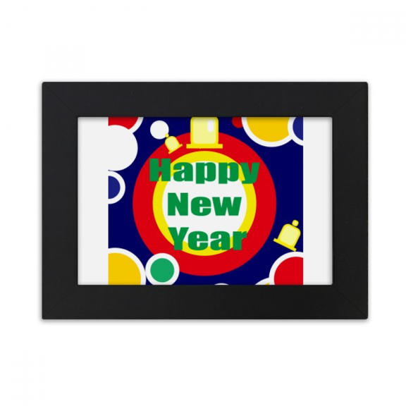 Happy New Year Day Wishes Desktop Photo Frame Ornaments Picture Art Painting