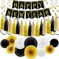 , Happy New Year Decorations 2025 Set Pack of 35 NO DIY, 10 Feet