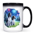 thumbnail image 1 of Happy New Year English Springer Spaniel Family Cheer Winter Midnight Firework Heat Color Changing Mug Springers Dog Lover Gifts Magic Coffee Mug - 02025, 1 of 4