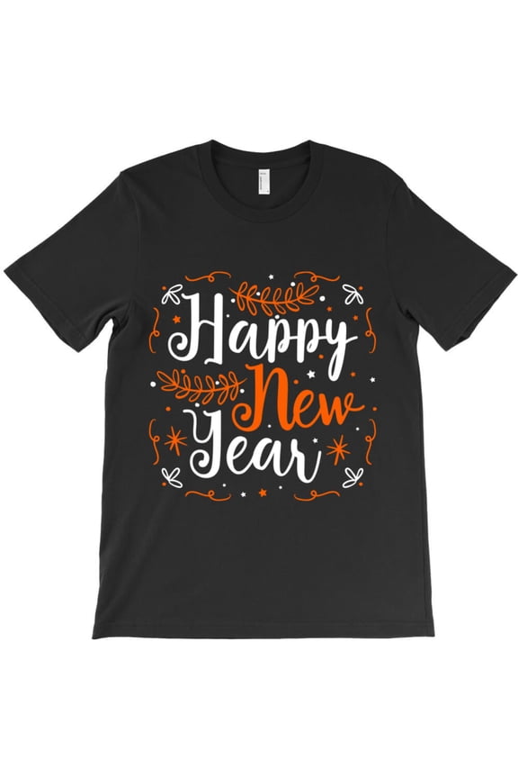 Happy New Year Funny Holiday Eve Celebration Party Graphic T-Shirt - Great Gift Idea G0772, Up to 5XL