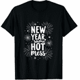 thumbnail image 1 of Happy New Year Funny New Year Same Mess Premium Graphic Tee T-Shirt for Men Women, 1 of 4