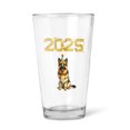 thumbnail image 1 of Happy New Year German Shepherd Welcome 2025 Balloon Firework Party 16oz Pint Beer Glass Mug Alsatian Dog Lover Gifts Beer Glasses Cup - 01014, 1 of 5