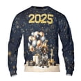 thumbnail image 1 of Happy New Year German Shorthaired Pointer Welcome 2025 Balloon Firework Party All Over Print 3D Sweatshirt Unisex Merch GSP Lover Dog Gift - 01014, 1 of 6