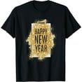 thumbnail image 1 of Happy New Year Gilt Printed Pullover Short Sleeve Printed T-Shirt, 1 of 3