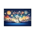 thumbnail image 1 of Happy New Year with Havanese Fireworks Holiday Xmas Winter 2025 Indoor Rug Havanese Dog Lover Gifts Idea Carpet Living Bed Room Sofa Home Decor - 00025, 1 of 5