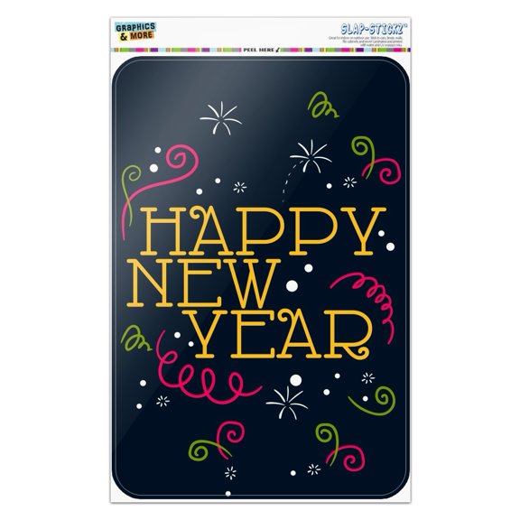 Happy New Year Home Business Office Sign