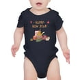 thumbnail image 1 of Happy New Year Kitten W Gifts Bodysuit Infant -Image by Shutterstock,  Newborn, 1 of 4