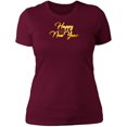 thumbnail image 1 of Happy New Year Ladies Boyfriend Tee, 1 of 10